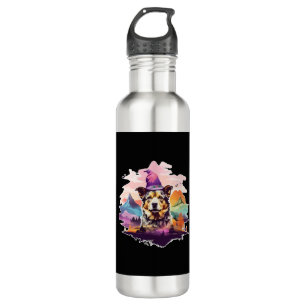 Dog Pink Halloween 710 Ml Water Bottle