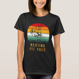 Dog Pitbull Resting Pit Face Vintage New T-Shirt