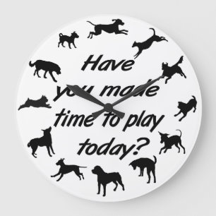 Dog Play Time Clock