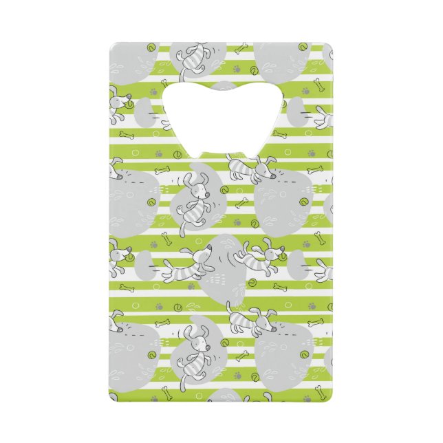 dog playing pattern background (Front)