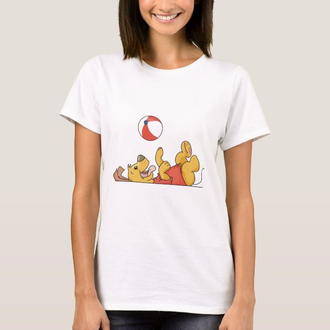 Dog Playing With Ball Tshirts and Gifts (Front)