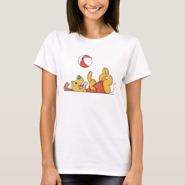 Dog Playing With Ball Tshirts and Gifts (Front)