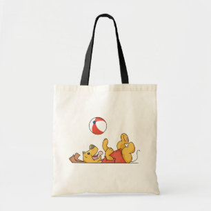 Dog Playing With Ball Tshirts and Gifts Tote Bag