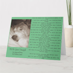 dog poem original loyal old pet sympathy card