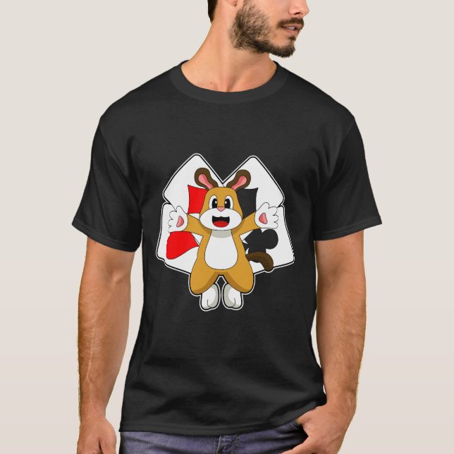 Dog Poker Poker cards T-Shirt (Front)