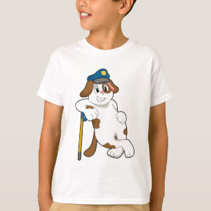 Dog Police officer Police hat T-Shirt