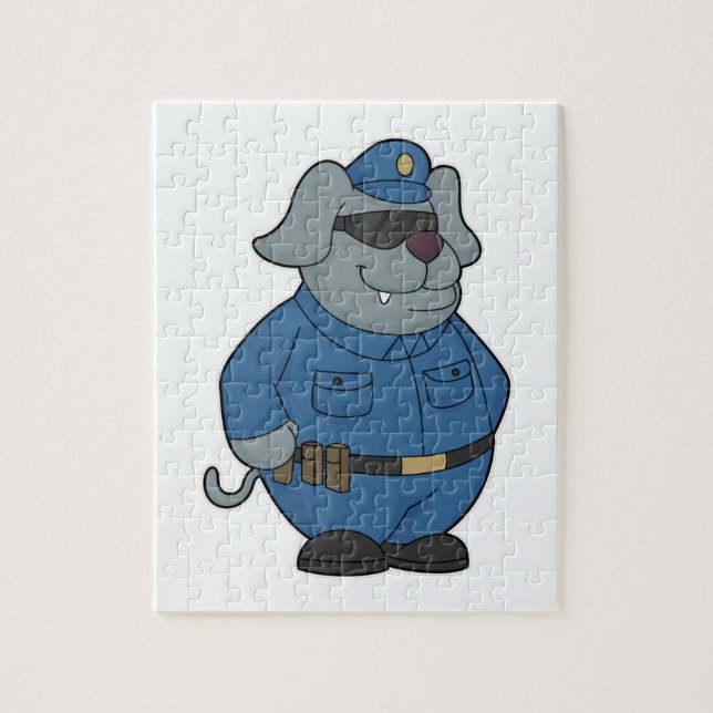 Dog Police officer Police Jigsaw Puzzle (Vertical)