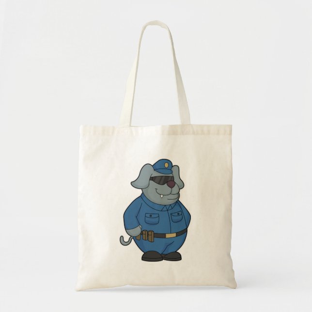 Dog Police officer Police Tote Bag (Front)