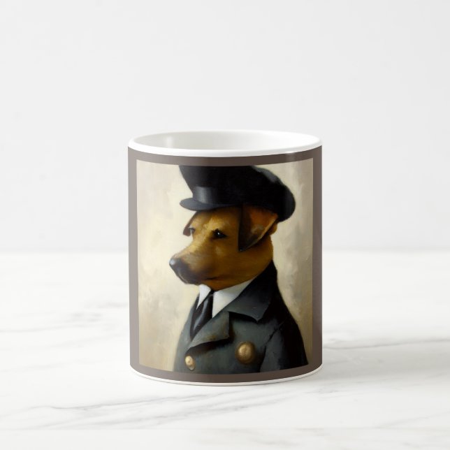 Dog Policeman Coffee Mug (Center)