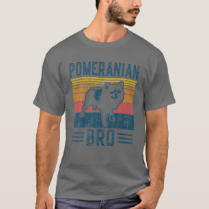 Dog Pomeranian Bro - Vintage Pomeranian Bro T-Shirt