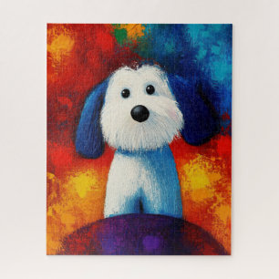 Dog Portrait Art Puzzle