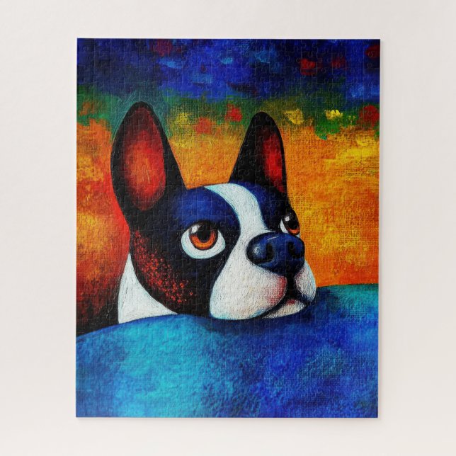 Dog Portrait Art Puzzle (Vertical)