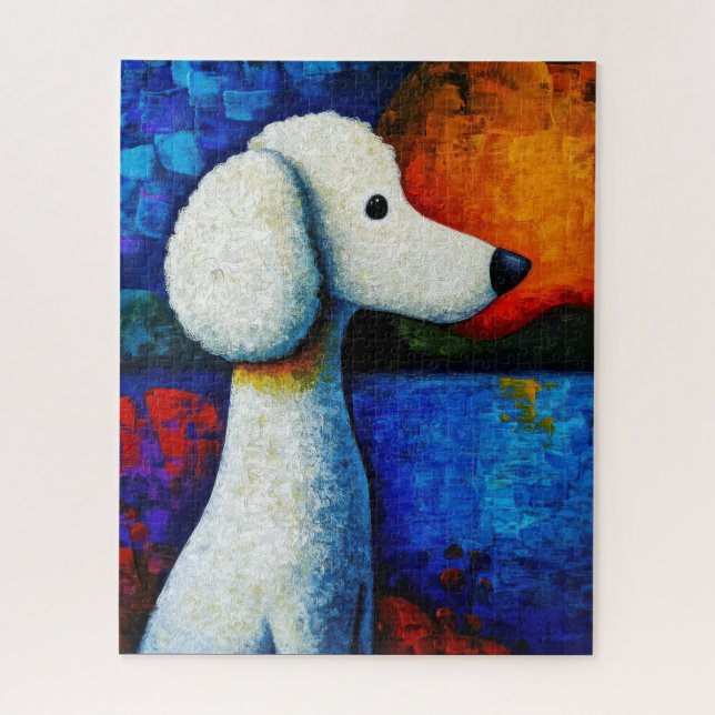 Dog Portrait Art Puzzle (Vertical)