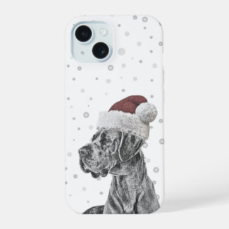 Dog Portrait Christmas Phone Cases