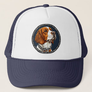 Dog Portrait Emphasising Detail Trucker Hat