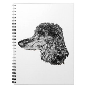 Dog Portrait Notebook – Detailed Ink Style Cover