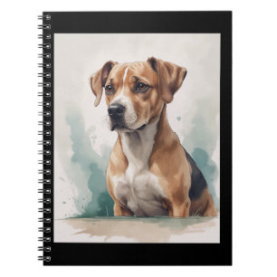 Dog Portrait Watercolor Notebook