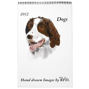 Dog portraits calendar