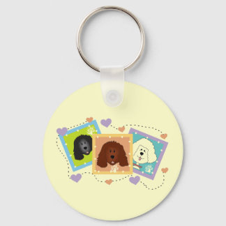 Dog Portraits Tshirts and Gifts Key Ring