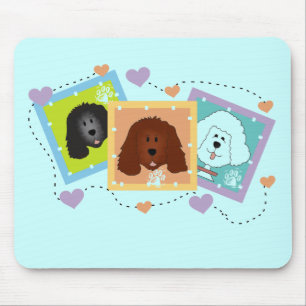 Dog Portraits Tshirts and Gifts Mouse Mat
