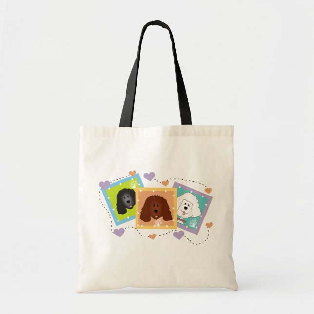 Dog Portraits Tshirts and Gifts Tote Bag (Front)