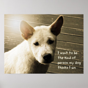 Dog Poster, Dog Lover's Gift Poster