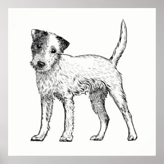Dog Poster / Wall Art Jack Russell Terrier