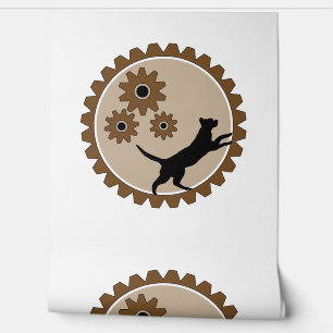 dog powered cage with wheels wallpaper