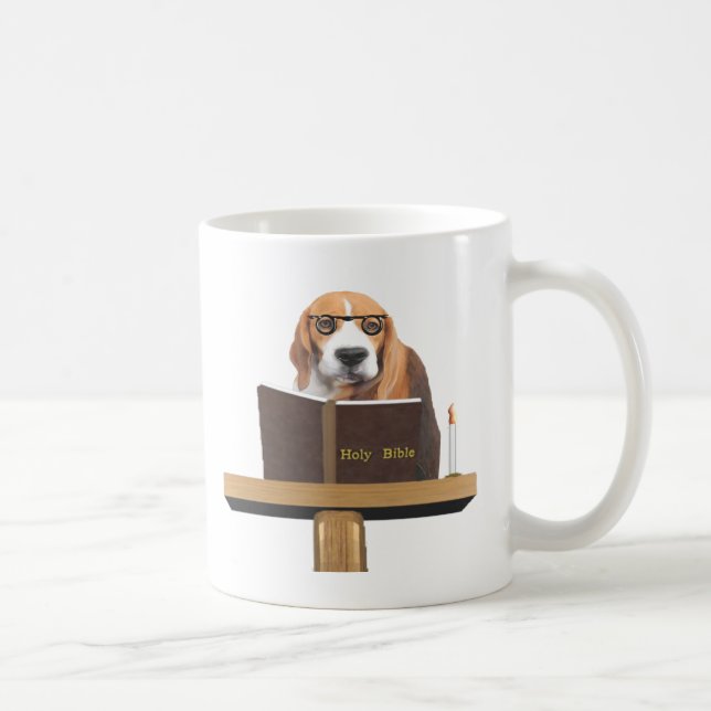 Dog Preacher Coffee Mug (Right)
