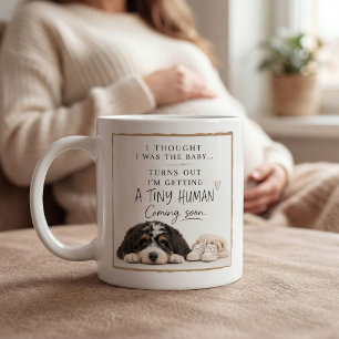 Dog Pregnancy Announcement Coffee Mug