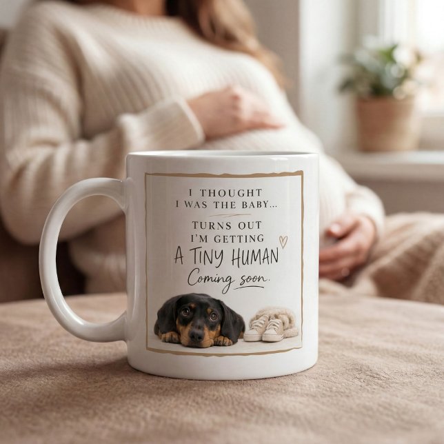Dog Pregnancy Announcement Coffee Mug (Creator Uploaded)