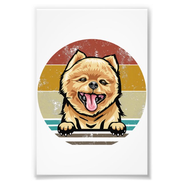 Dog Premium Satin Photo Paper Photo Enlargement (Front)