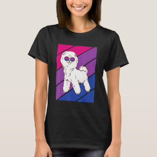 Dog Pride Bisexual Flag LGBTQ Proud Ally Pride Sup T-Shirt