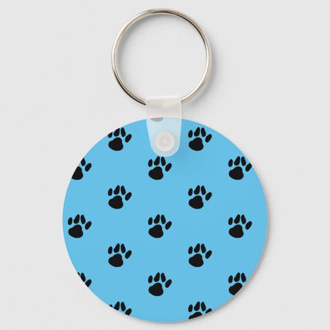 dog print keychain (Front)