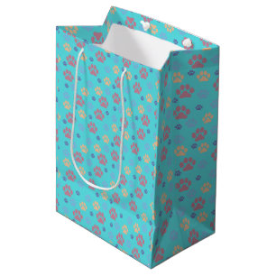 Dog Print Medium Gift Bag