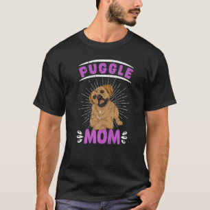 Dog  Puggle Mum Dog Owner Mothers Day Pet Owner Pu T-Shirt