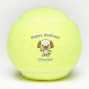 Dog Puppy Pet Toy Cute Birthday Tennis Balls
