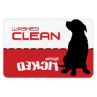 Dog Puppy Pitbull Dishwasher Magnet - Licked Clean