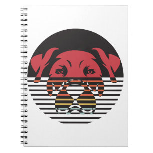 Dog Puppy Shirt I Love Dogs Paw Print Heart Cute Notebook