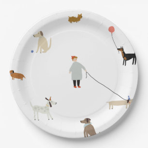 Dog & Puppy Themed Birthday Party Plates