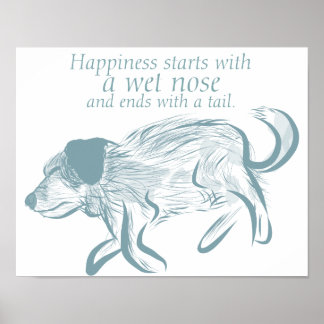 Dog Quote Art Print, Dog Art Print, Puppy Wall Art