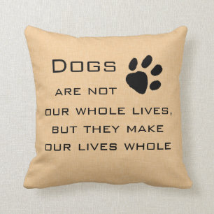Dog Quote Cushion