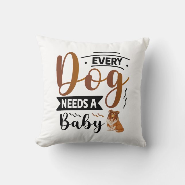 Dog Quotes men's Cushion (Front)
