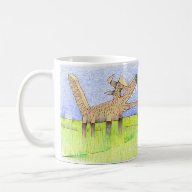 dog + rabbit mug (Left)