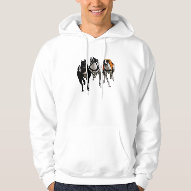 DOG RACE GREYHOUND HOODIE (Front)