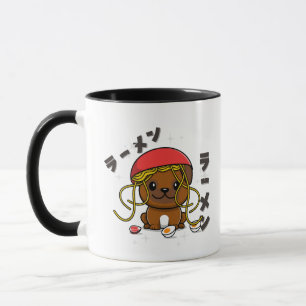 Dog Ramen Cute Kawaii  Mug