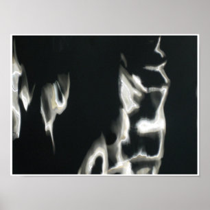 Dog Reflection on Water ~ Poster