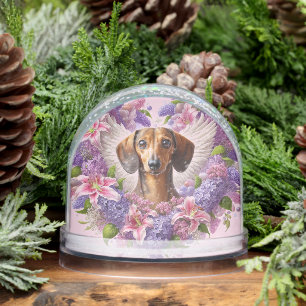Dog Remembrance Dachshund Snowglobe
