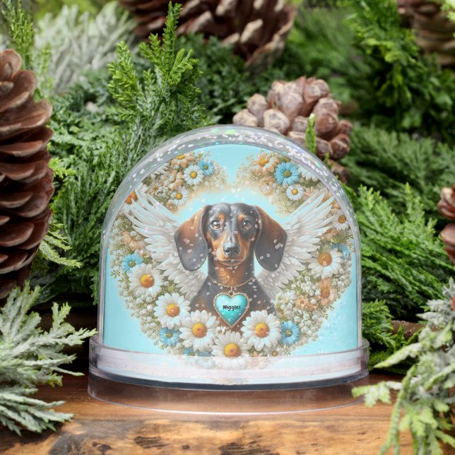 Dog Remembrance Dachshund Snowglobe (Winter)