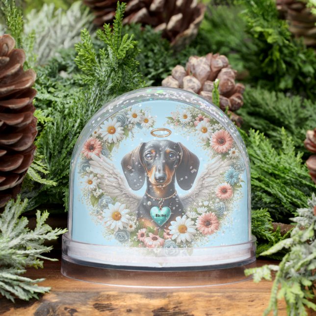 Dog Remembrance Dachshund Snowglobe (Winter)